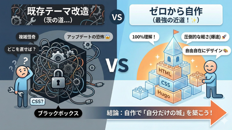 HugoテーマDIY！オリジナルデザインの作り方