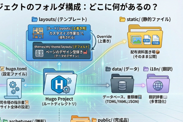 【Step 1】Hugoテーマを自作しよう！インストールと初期設定の完全ガイド