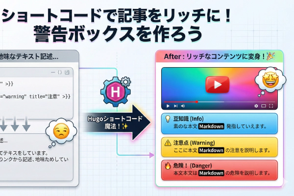 【Hugo入門】dataフォルダを使ったJSONリストの管理とショートコードでの呼び出し